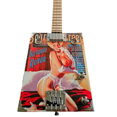 CIGAR BOX GUITAR 3 String 25.5" Scale image 4