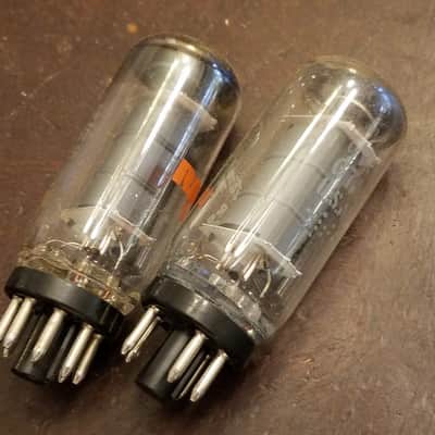 G.E ONE (1) 6V6GTA Beam Power AT1000 TESTED Vacuum Tube coin 6V6 Audio 1964-1972 image 3