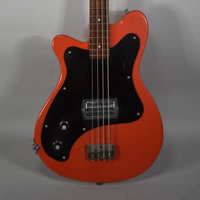1960s Vox Clubman Red Finish Left-Handed 4 String Electric Bass image 1