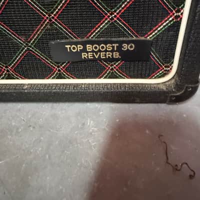 Vox AC-30 TB REV Top Boost 30 Reverb 3-Channel 30-Watt 2x12" Guitar Combo 1970 - 1973 - Black image 2