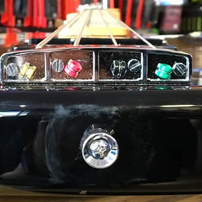 Valley Guitars Warmoth Custom Shop PJ Transparent Black Sunburst Finish Flamed Top Electric Bass Guitar image 5