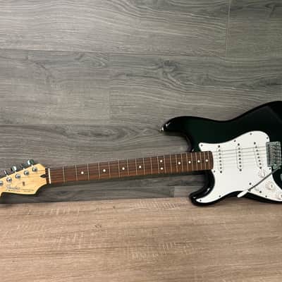 Fender Standard Stratocaster Left-Handed Electric Guitar Black 1998-1999 #2848 image 2