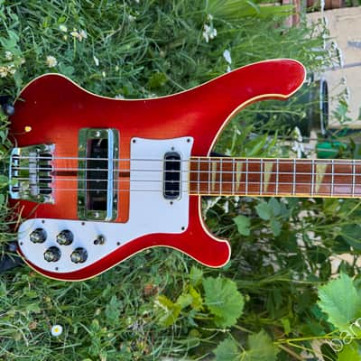 1975 Rickenbacker 4001 Bass - Fireglo - Clean Beauty - OHSC image 1