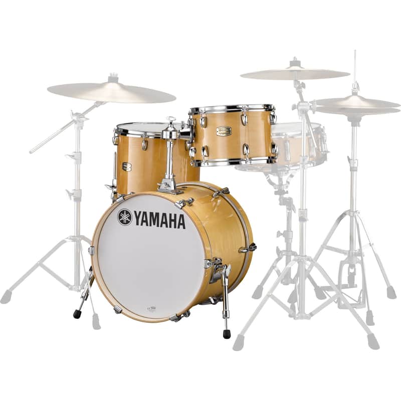 Yamaha Stage Custom Bop 3-piece Shell Pack 12/14/18 (Natural Wood) SBP8F3NW