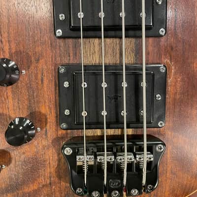 Wal Custom 1983 MKI Mark1 Fretless Bass Left Handed With Flamed Hydua Facings (Original Owner) image 6