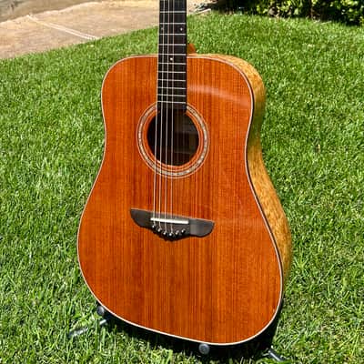 Northwood FB80D Dreadnought 2007 - Redwood top Pommele Bubinga back and sides image 3