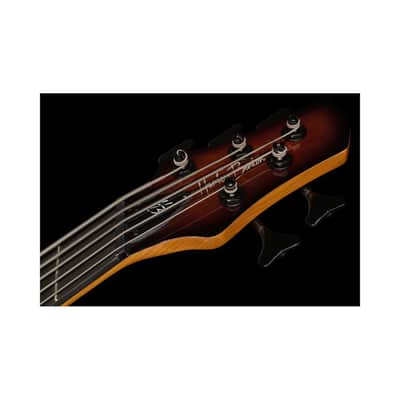 Harley Benton MSB-5 Black Flame Burl image 14