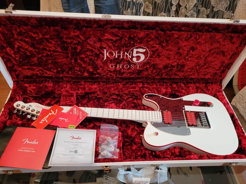 Fender Ghost - John5 Signatures 2023 - white image 1