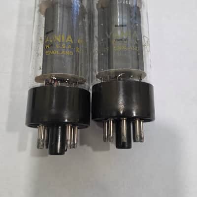 70's Mullard EL34 power tube set XF2 XF4 image 1