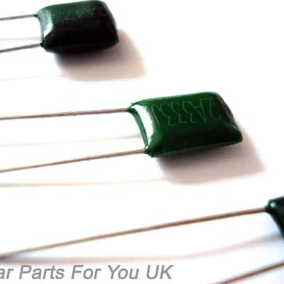 Green Meanie 2 Pack Electric Guitar Tone Capacitors Electric Guitar Tone Upgrade image 1