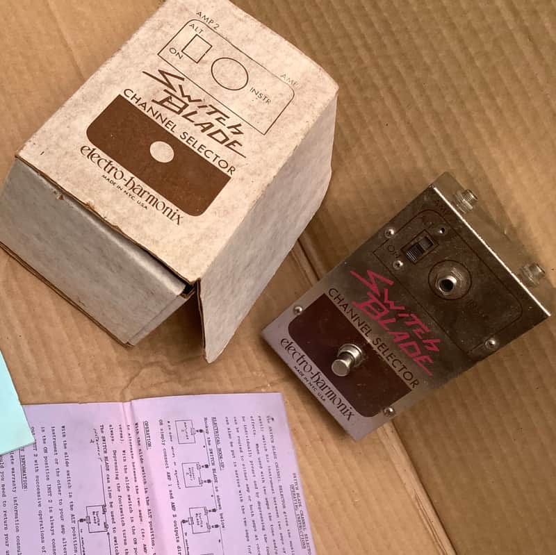 Electro-Harmonix Switch Blade 1977 with original Box and papers image 1