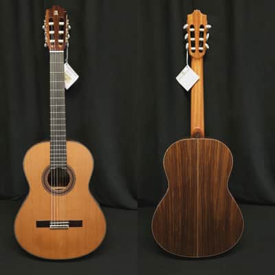 Alhambra 7P All Solid Classical Nylon String Guitar w/ logo’d gig bag Made in Spain image 2