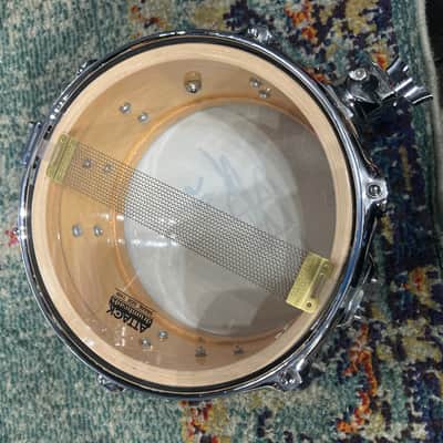 Terry Bozzio's DW - 5.5x10" Collector's Maple Snare Drum 1998 Mahogany Satin Oil image 21