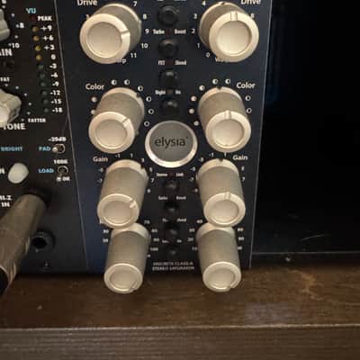 Elysia karacter 500 2-Channel 500 Series Saturator Module 2010s - Blue image 1