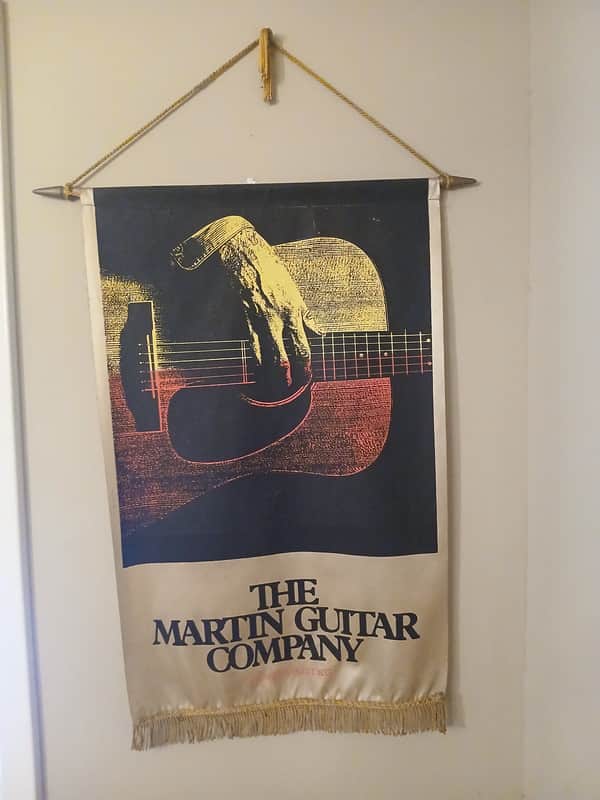 Martin Guitar Dealer Banner 70's-80's image 1