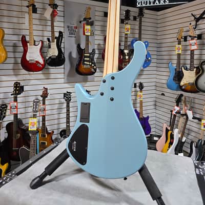 Ibanez Bass Workshop EHB600 Electric Bass Guitar - Purist Blue Matte & PLEK*D #327 image 10