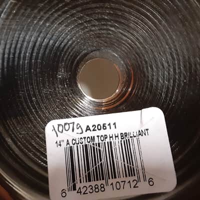 Zildjian 14" A Custom Hi-Hat Cymbals (Pair) 1991 - Present - Brilliant image 15
