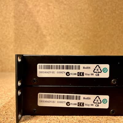 dbx 160A Compressor / Limiter Pair – RARE CONSECUTIVE Serials – Serviced – Warranty image 4