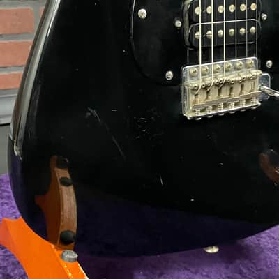 Fender Squier ST-331 Rare Japanese Single Humbucker Stratocaster Mid-1980s - Black image 4