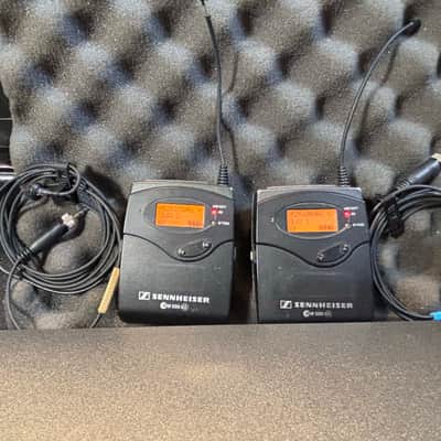 Sennheiser EW 550 receiver and Body pack transmitters - 2 complete systems imagen 6