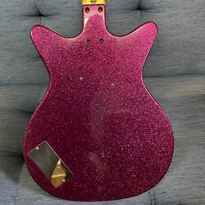 Danelectro Convertible 1990s - Magenta Sparkle image 8