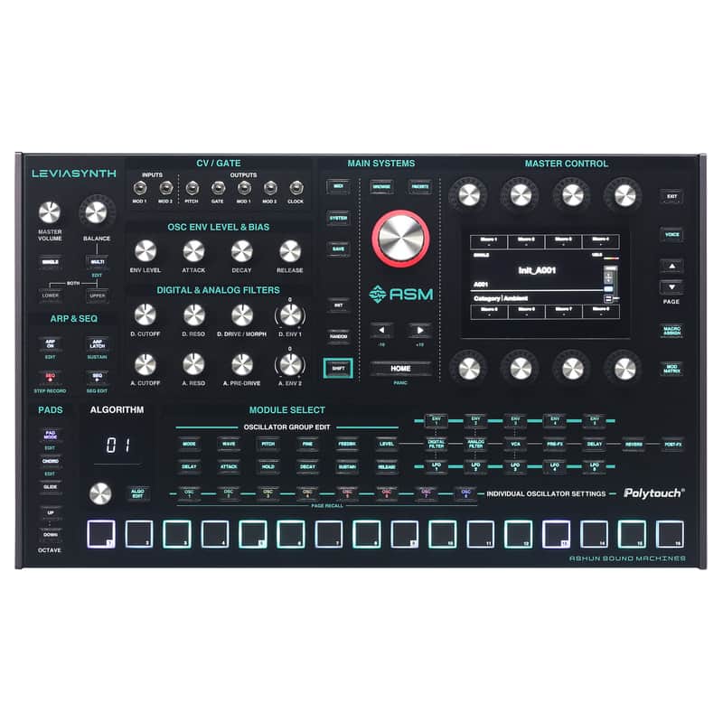 ASM Leviasynth 16-Voice Desktop Synthesizer image 1