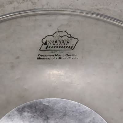 Ludwig Rocker 16" Clear Silver Dot Drum Head Vintage 1980's #1 image 2