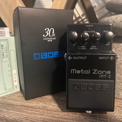 Boss MT-2 30th Anniversary Limited Edition Metal Zone 2021 - Black image 1