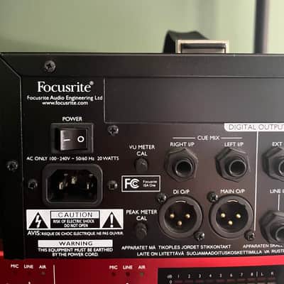 Focusrite ISA One Desktop Mic Preamp 2008 - Present - Blue image 5