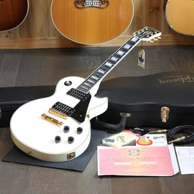 Minty! 2007 Gibson Custom Shop Les Paul Custom Electric Guitar Alpine White + COA OHSC