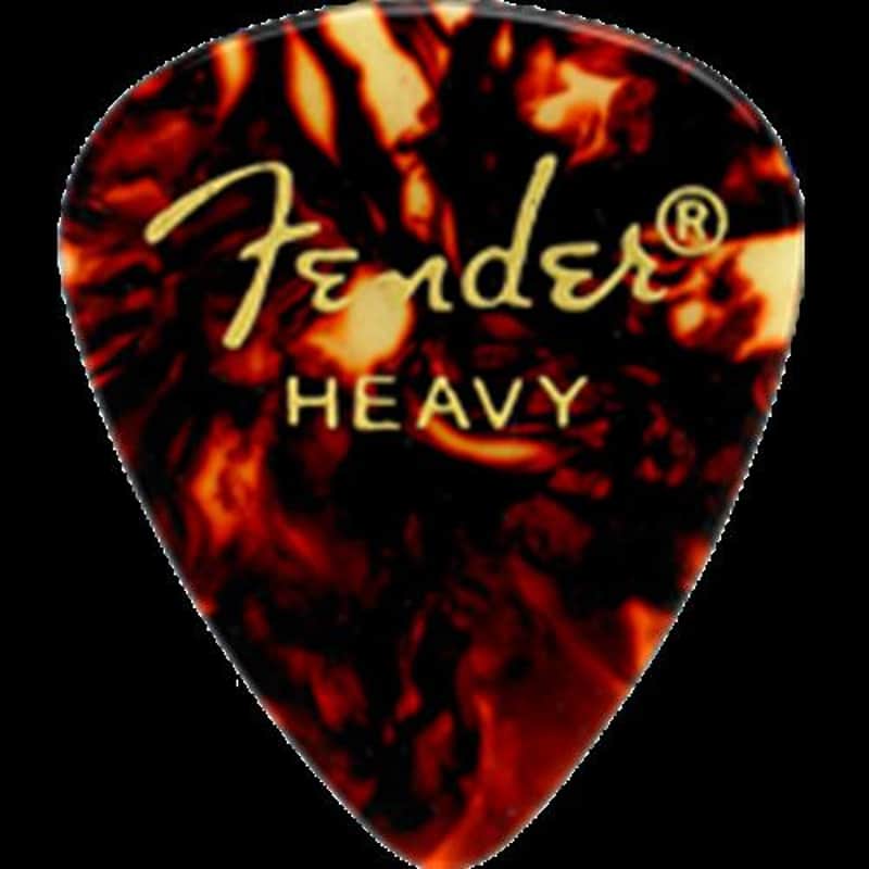 Fender Classic Shell Heavy Picks, 12-pack image 1