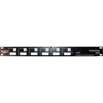 Rolls RPB486 Phantom Hex 6-Channel Phantom Power Supply image 1