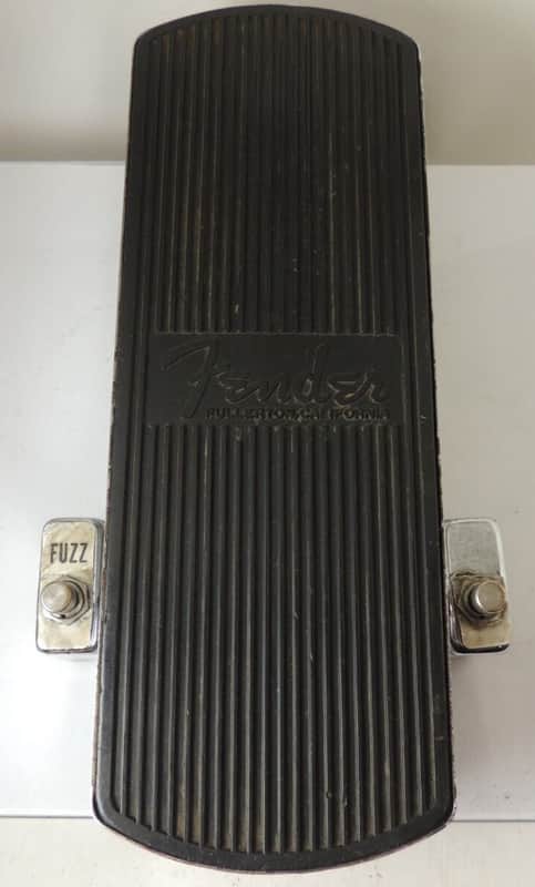 Vintage Fender Fuzz Wah Effects Pedal Chrome Free USA S&H image 1
