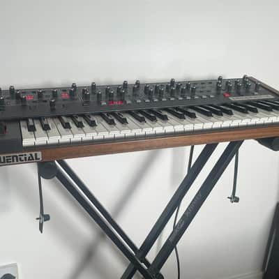 Sequential Prophet-6 49-Key 6-Voice Polyphonic Synthesizer 2018 - 2020 - Black with Wood Sides