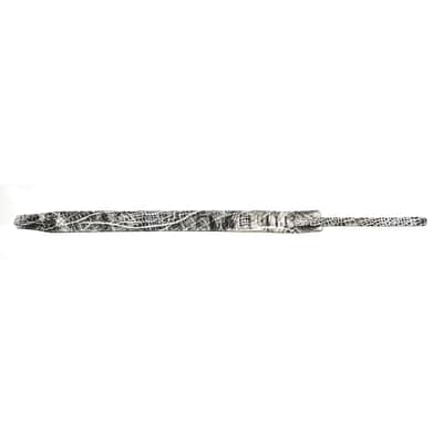 Magma Leathers 2.52" Delux Argentinean Leather Guitar Strap Iguana black-white (07ML01.) image 4