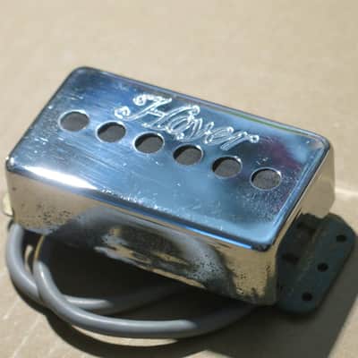 Hoyer Humbucker guitar pickup 1960s 1970’s - Engraved chrome image 2