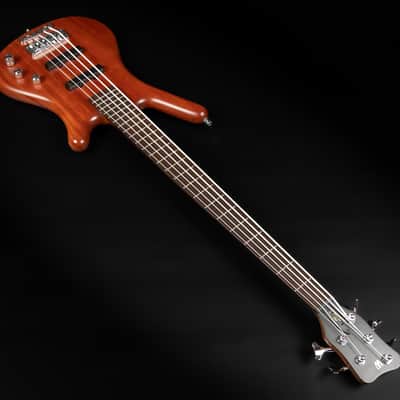 2017 Warwick Teambuilt Pro Series Corvette Bubinga 5A - Natural Transparent | German 5-String Electric Bass Ovangkol Neck Active / Passive Electronics image 7