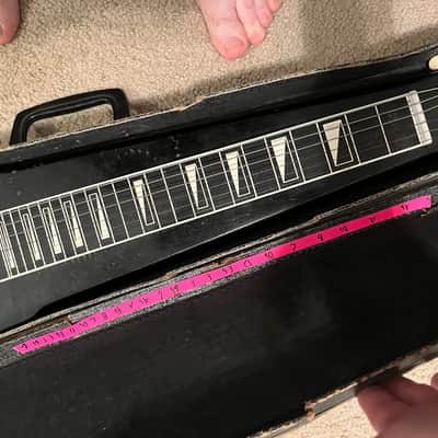 1964 Airline Lap Steel made by Valco- Black image 3