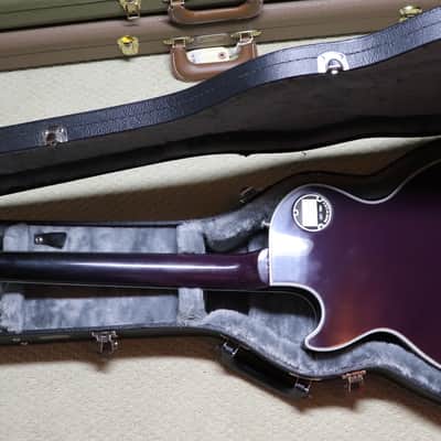 2021 Gibson Les Paul Custom Mod Collection Continental Purple Ragtop custom shop image 11