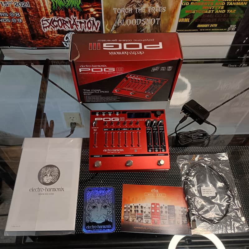 Electro-Harmonix POG3 Polyphonic Octave Generator - Red image 1