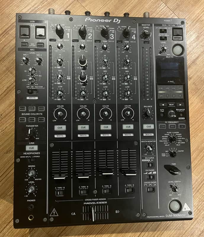 Pioneer DJM-900NXS2 4-channel DJ Mixer with Effects | Reverb