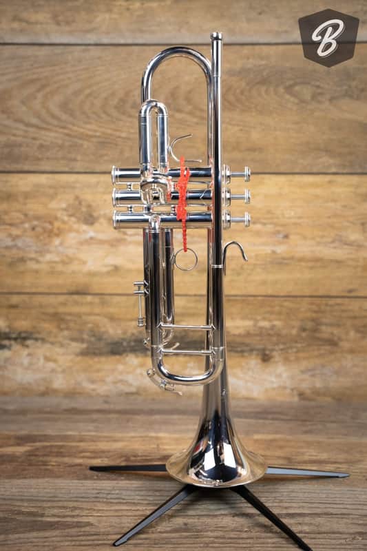 B&S Challenger I 3137-S Bb Trumpet - Silverplated w/ Case image 1