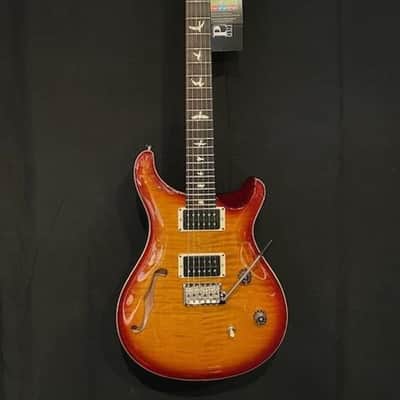 PRS CE24 Semi-Hollow - Dark Cherry Sunburst image 2