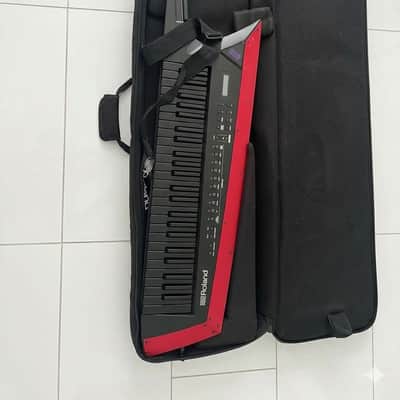 Roland AX-Edge 49-Key Keytar Synthesizer 2018 - Present - Black / Red image 2