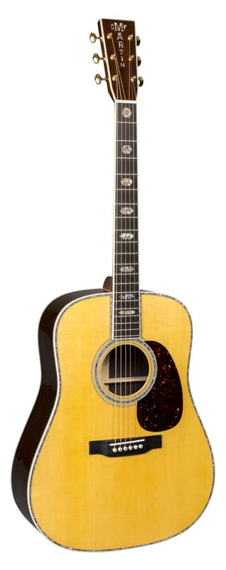 Martin D-45 Acoustic Guitar - Natural with Hard Case image 1