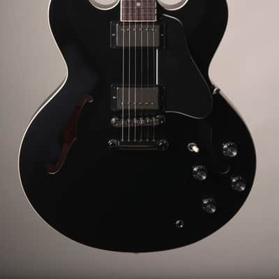 Gibson ES-335 Semi-Hollow Electric Guitar - Ebony w/ OHSC image 1