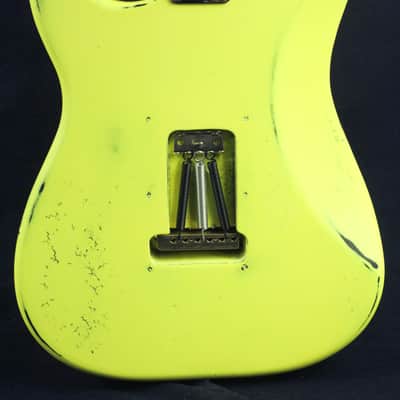 Custom Painted and Upgraded Fender Squier Strat CXS Series Custom  Aged and Worn With Graphics And Matching Headstock image 5