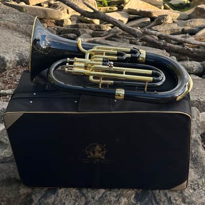 Euphonium 3 Valve Custom Black Gold Colour image 5