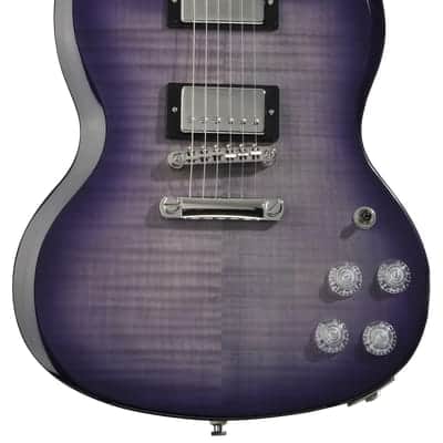 Epiphone SG Modern Figured Electric Guitar - Purple Burst image 2