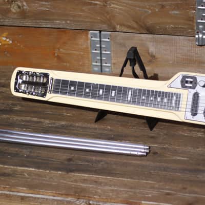 Guyatone HG-306C Steel Guitar 1960's - Vintage White image 8